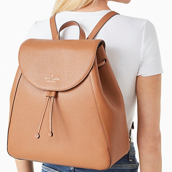 KATE SPADE leila large flap backpack bookpack satchel - Picture 4 of 4